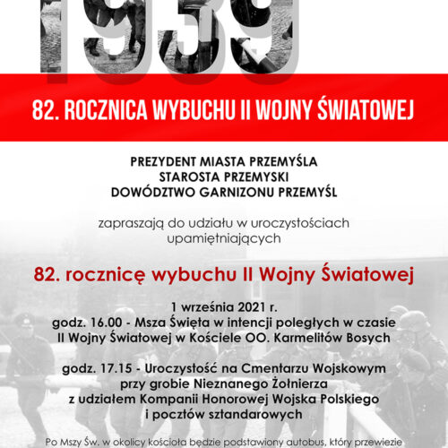 82. rocznica wybuchu II Wojny Światowej